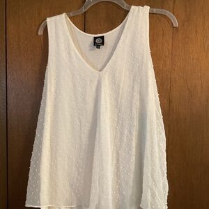 White Sleeveless Top